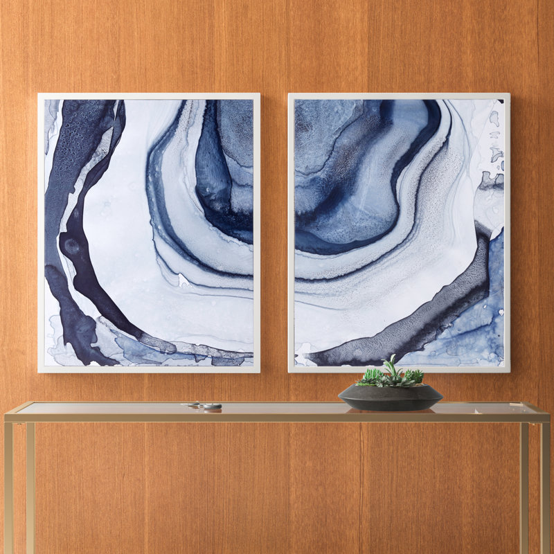 Ethereal 2 Piece Picture Frame Graphic Art Print Set on Canvas